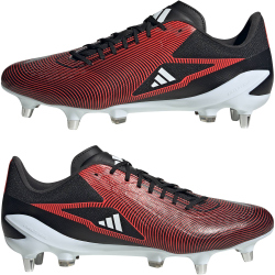 adidas Adizero RS15 Ultimate SG Stollen-Rugbyschuhe Herren A0QM - cblack/silvmt/solred 39 1/3