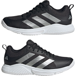 adidas Court Team Bounce 2.0 Handballschuhe Damen A0QM - cblack/silvmt/ftwwht 38 2/3