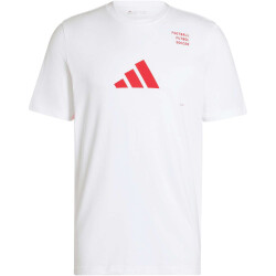adidas Category Logo Freizeitshirt Herren 001A - white XS