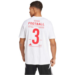 adidas Category Logo Freizeitshirt Herren 001A - white XS