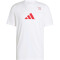 adidas Category Logo Freizeitshirt Herren 001A - white XS