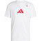 adidas Category Logo Freizeitshirt Herren 001A - white XS
