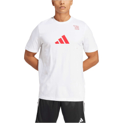 adidas Category Logo Freizeitshirt Herren 001A - white S