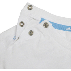adidas Essentials Allover Printed Set T-Shirt + Shorts Kinder 001A - white/seblbu 80
