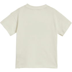 adidas Essentials Allover Printed Set T-Shirt + Shorts Kinder AF42 - ivory/brired 80