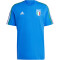adidas FIGC Italien DNA 3-Streifen Freizeitshirt Herren 040A - blue S