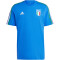 adidas FIGC Italien DNA 3-Streifen Freizeitshirt Herren 040A - blue S