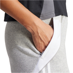 adidas Tiro24 Sweatshorts Damen 83F7 - mgreyh/white XS