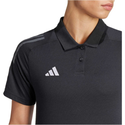 adidas Tiro24 Competition Poloshirt Damen 095A - black/tmdrgr XS