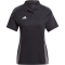 adidas Tiro24 Competition Poloshirt Damen 095A - black/tmdrgr XS