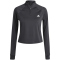 adidas Train Essentials Minimal Branding Cover Up 1/4-Zip Sweatshirt Damen IS4028 - black S