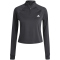 adidas Train Essentials Minimal Branding Cover Up 1/4-Zip Sweatshirt Damen IS4028 - black S