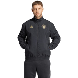 adidas Manchester United Stone Roses Einlaufjacke Herren 095A - black/multco XS