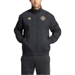 adidas Manchester United Stone Roses Einlaufjacke Herren 095A - black/multco XS