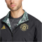adidas Manchester United Stone Roses Einlaufjacke Herren 095A - black/multco XS