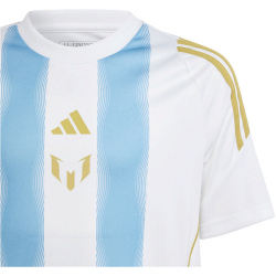 adidas Pitch 2 Street Messi Trainingstrikot Kinder 001A - white/seblbu 116