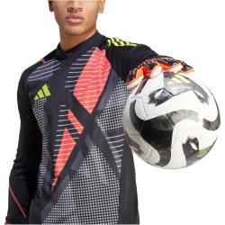 adidas Predator Match Torwarthandschuhe mit Fingersave Herren 095A - black/solred/syello 8