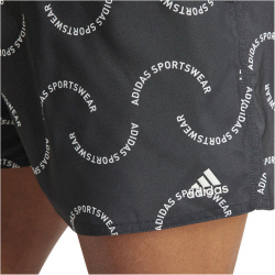 adidas Wave Logo CLX Badeshorts Herren 095A - black/owhite S