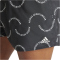 adidas Wave Logo CLX Badeshorts Herren 095A - black/owhite S