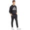 adidas Sportswear French Terry Jogginganzug mit Hoodie Herren 095A - black L