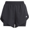 adidas Designed For Training 2in1 Trainingsshorts Damen 095A - black XXS