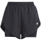 adidas Designed For Training 2in1 Trainingsshorts Damen 095A - black XXS