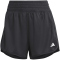 adidas Pacer Essentials Knit High Rise Trainingsshorts Damen IQ2576 - black XS/5"