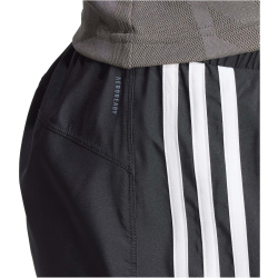 adidas Pacer Training 3-Streifen Mid-Rise Trainingsshorts Damen 095A - black/white XS