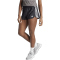 adidas Pacer Training 3-Streifen Mid-Rise Trainingsshorts Damen 095A - black/white XS