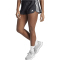 adidas Pacer Training 3-Streifen Mid-Rise Trainingsshorts Damen 095A - black/white XS