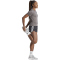 adidas Pacer Training 3-Streifen Mid-Rise Trainingsshorts Damen 095A - black/white XS