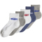 5er Pack adidas Linear Kids Ankle Freizeitsocken Kinder 001A - white/mgreyh/prloin 22-24
