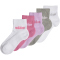 5er Pack adidas Linear Kids Ankle Freizeitsocken Kinder 001A - white/pnkfus/blilil/m 22-24