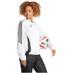 adidas Tiro24 Windbreaker Damen 001A - white/black XS