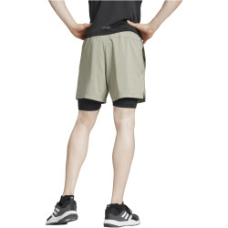 adidas Gym+ 2in1 Trainingsshorts Herren AESW - silpeb S