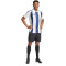 adidas Striped 24 Fußballtrikot Herren AEQ1 - tenabl/white/white XS
