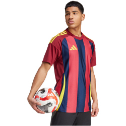 adidas Striped 24 Fußballtrikot Herren IW2149 - team navy blue 2/team coll burgundy 2/team yellow S
