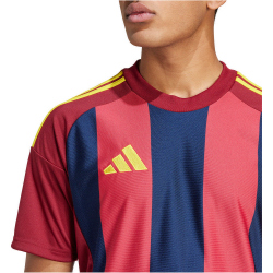 adidas Striped 24 Fußballtrikot Herren IW2149 - team navy blue 2/team coll burgundy 2/team yellow S
