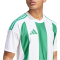 adidas Striped 24 Fu&szlig;balltrikot Herren 001A - white/teagrn XS