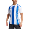 adidas Striped 24 Fu&szlig;balltrikot Herren IW2144 - white/team royal blue XS