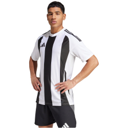 adidas Striped 24 Fu&szlig;balltrikot Herren 001A - white/black S
