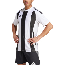adidas Striped 24 Fu&szlig;balltrikot Herren 001A - white/black S