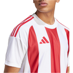 adidas Striped 24 Fu&szlig;balltrikot Herren 001A - white/tepore XS