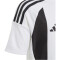 adidas Striped 24 Fußballtrikot Kinder 001A - white/black 116