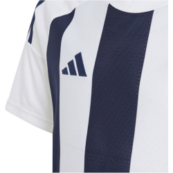adidas Striped 24 Fu&szlig;balltrikot Kinder AEQ1 - tenabl/white/white 128