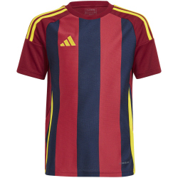 adidas Striped 24 Fußballtrikot Kinder IW2139 - team navy blue 2/team coll burgundy 2/team yellow 128