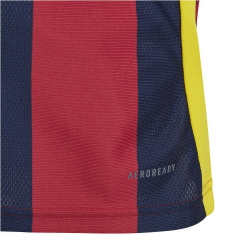 adidas Striped 24 Fußballtrikot Kinder IW2139 - team navy blue 2/team coll burgundy 2/team yellow 128