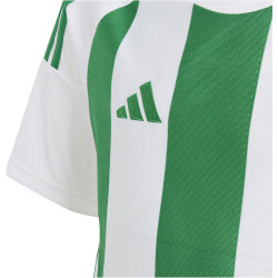 adidas Striped 24 Fußballtrikot Kinder 001A - white/teagrn 116