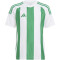adidas Striped 24 Fußballtrikot Kinder 001A - white/teagrn 116