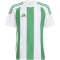 adidas Striped 24 Fu&szlig;balltrikot Kinder IW2138 - white/team green 116